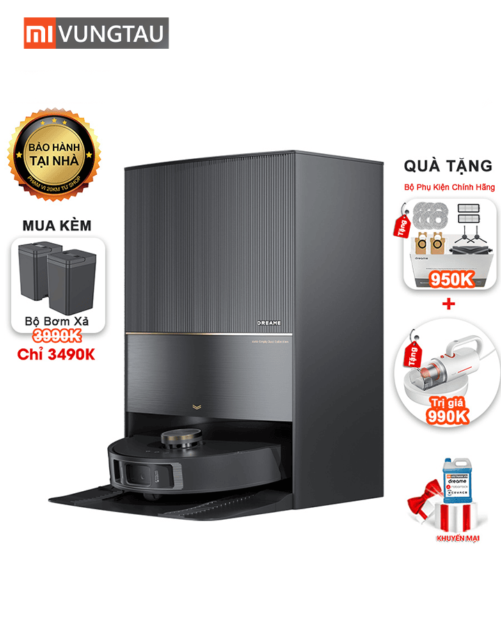 Robot Hút Bụi Lau Nhà Dreame L20 Ultra – Bảo Hành Chính Hãng 2 Năm Toàn Quốc